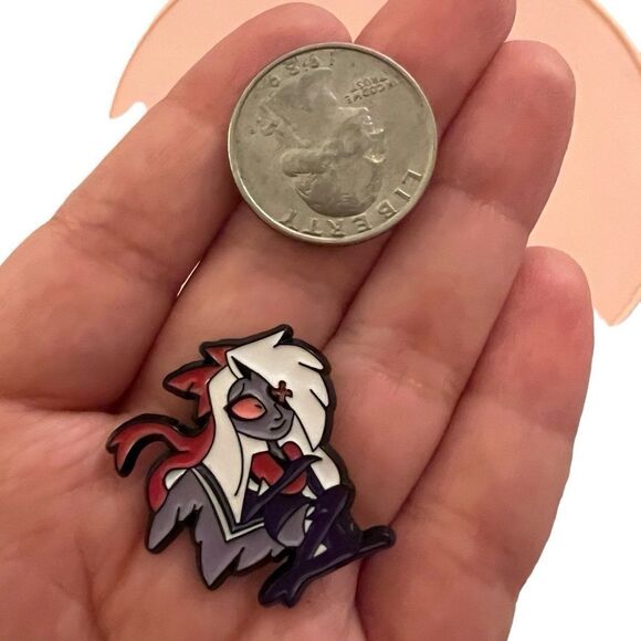Hazbin Hotel Vaggie Enamel Pin - Picture 4 of 8